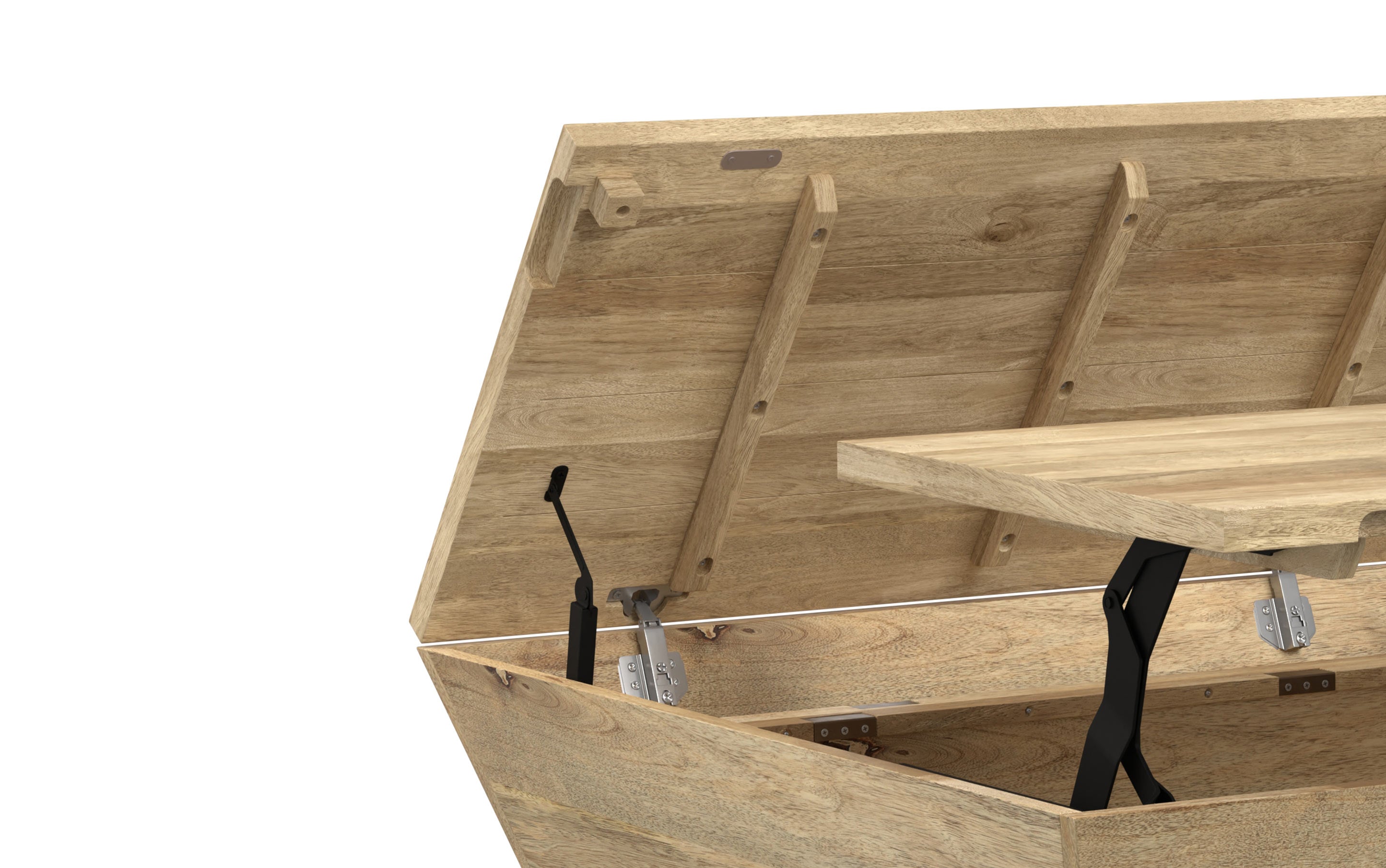 Abba 36 inch Square Lift Top Coffee Table