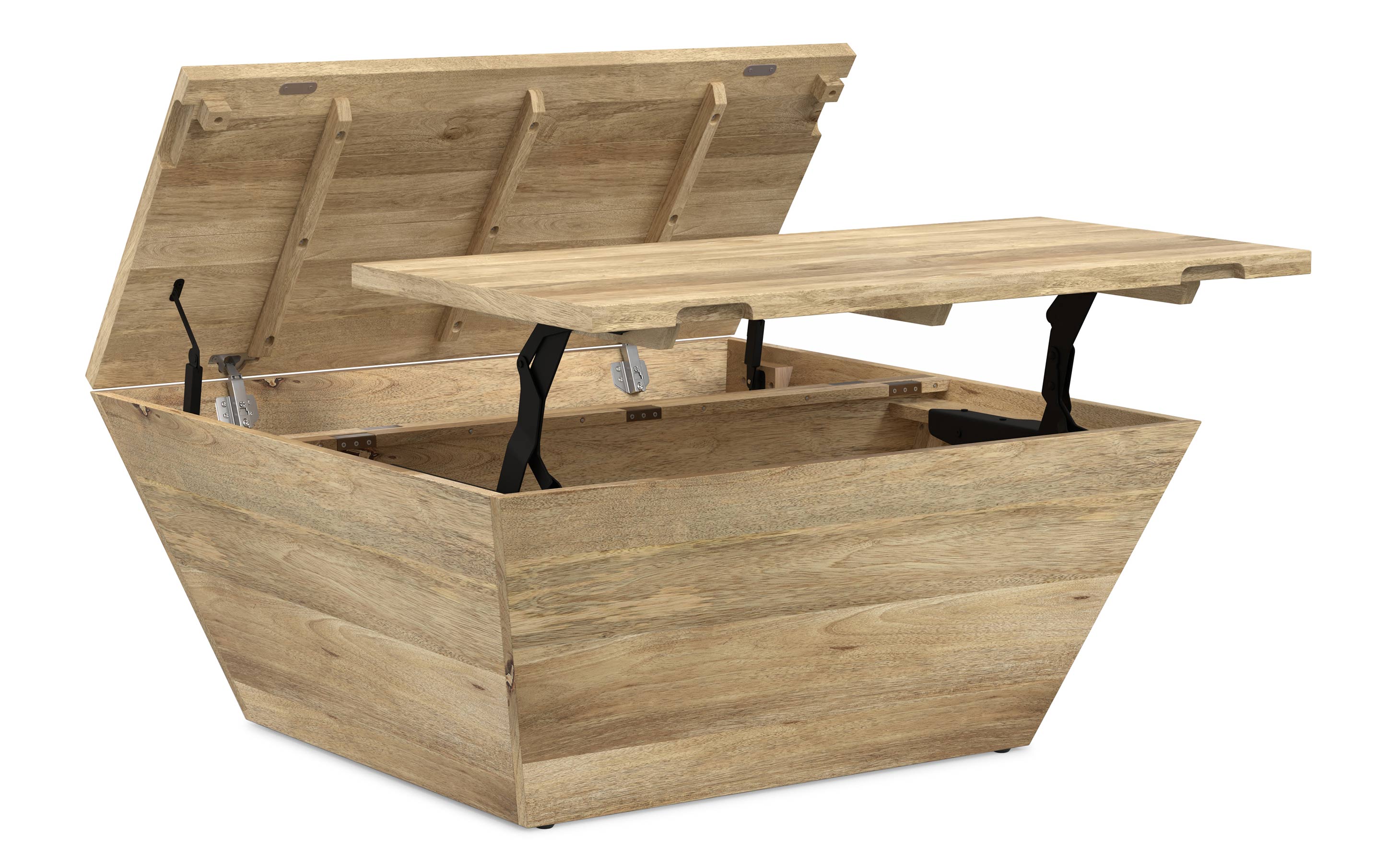 Abba 36 inch Square Lift Top Coffee Table