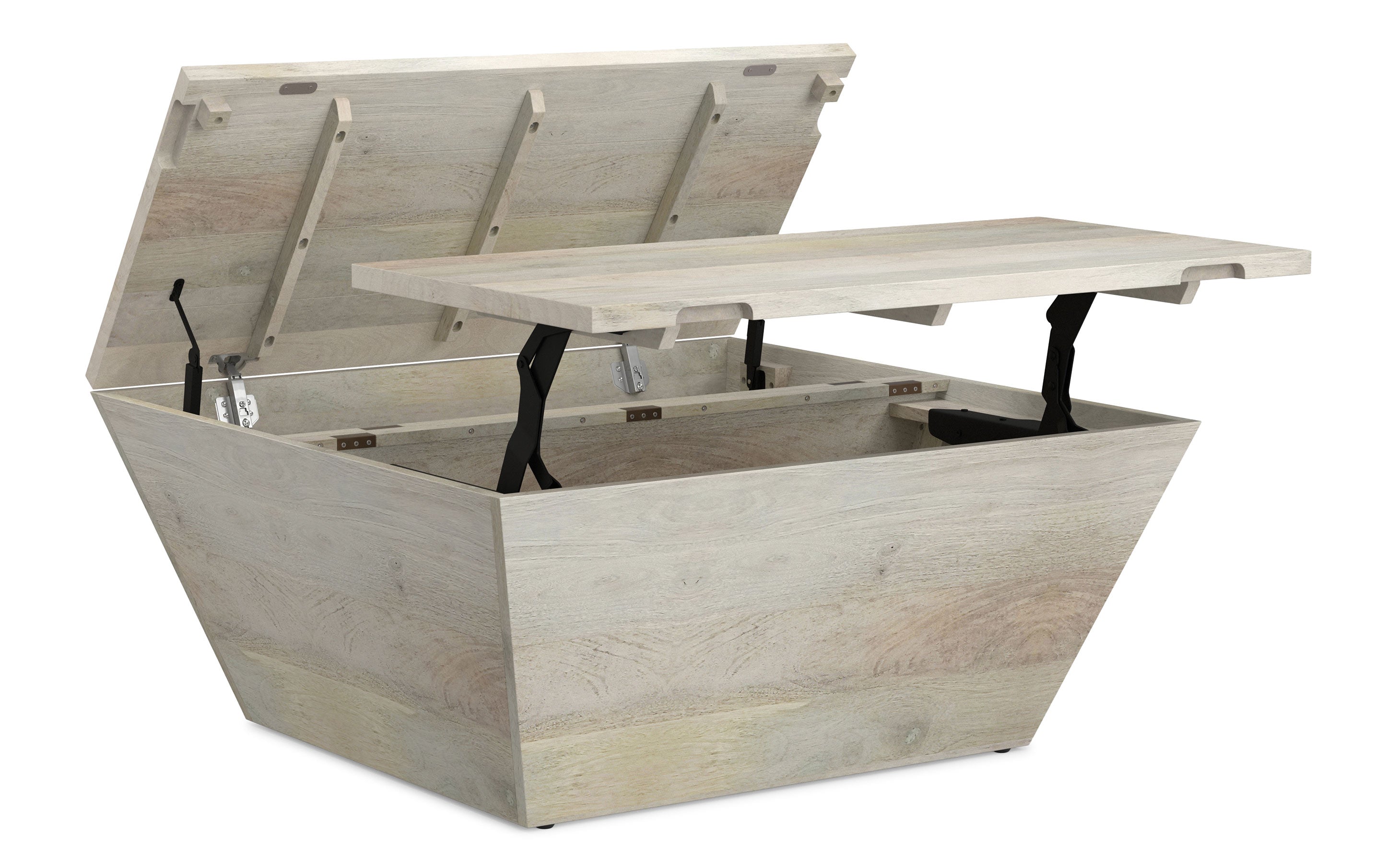 Abba 36 inch Square Lift Top Coffee Table