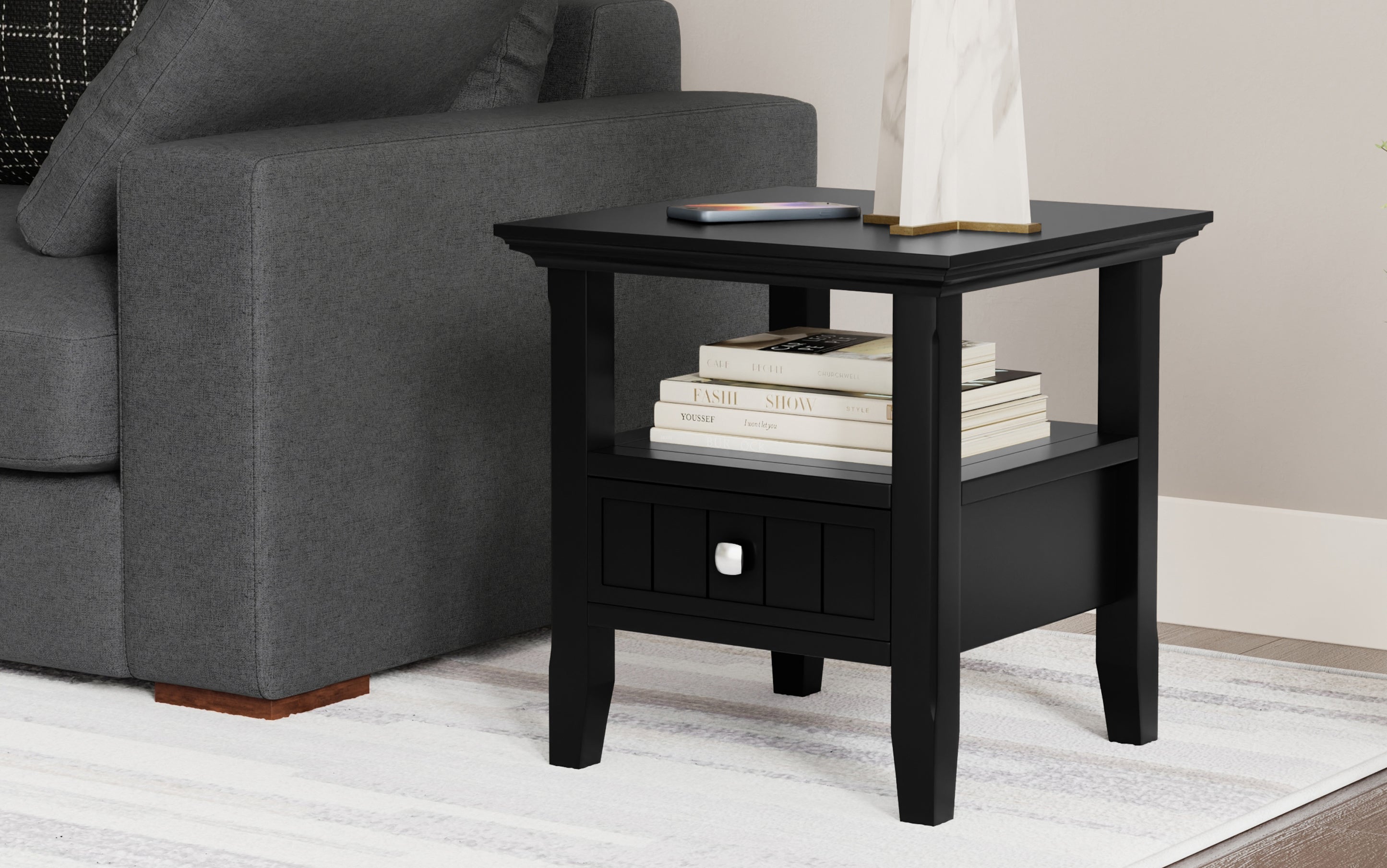 Acadian End Table with Drawer