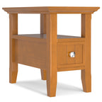Acadian Narrow Side Table with Drawer