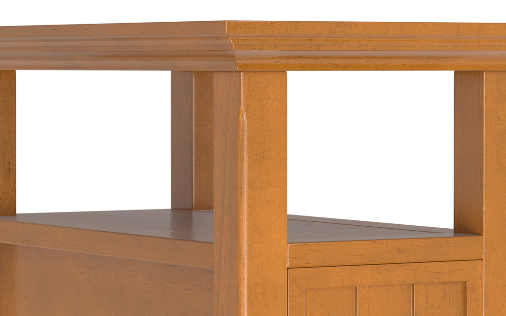 Acadian Narrow Side Table with Drawer