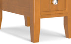 Acadian Narrow Side Table with Drawer