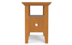 Acadian Narrow Side Table with Drawer
