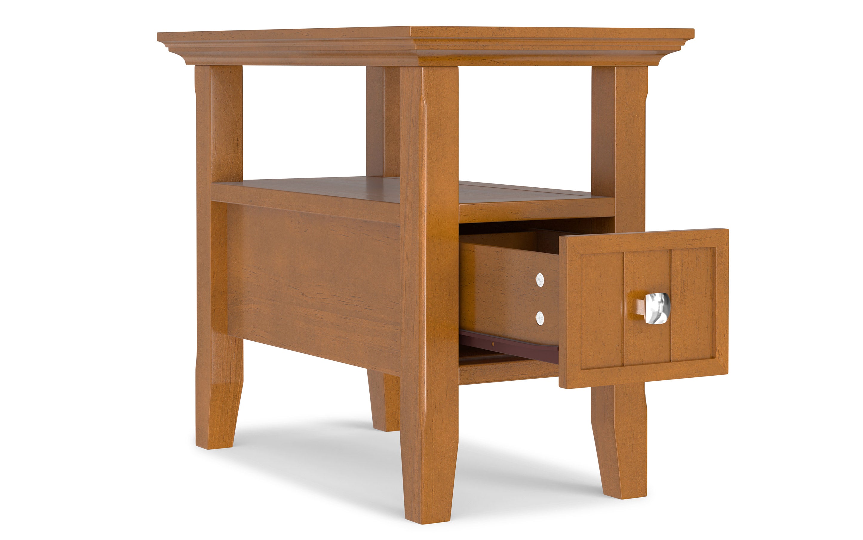 Acadian Narrow Side Table with Drawer