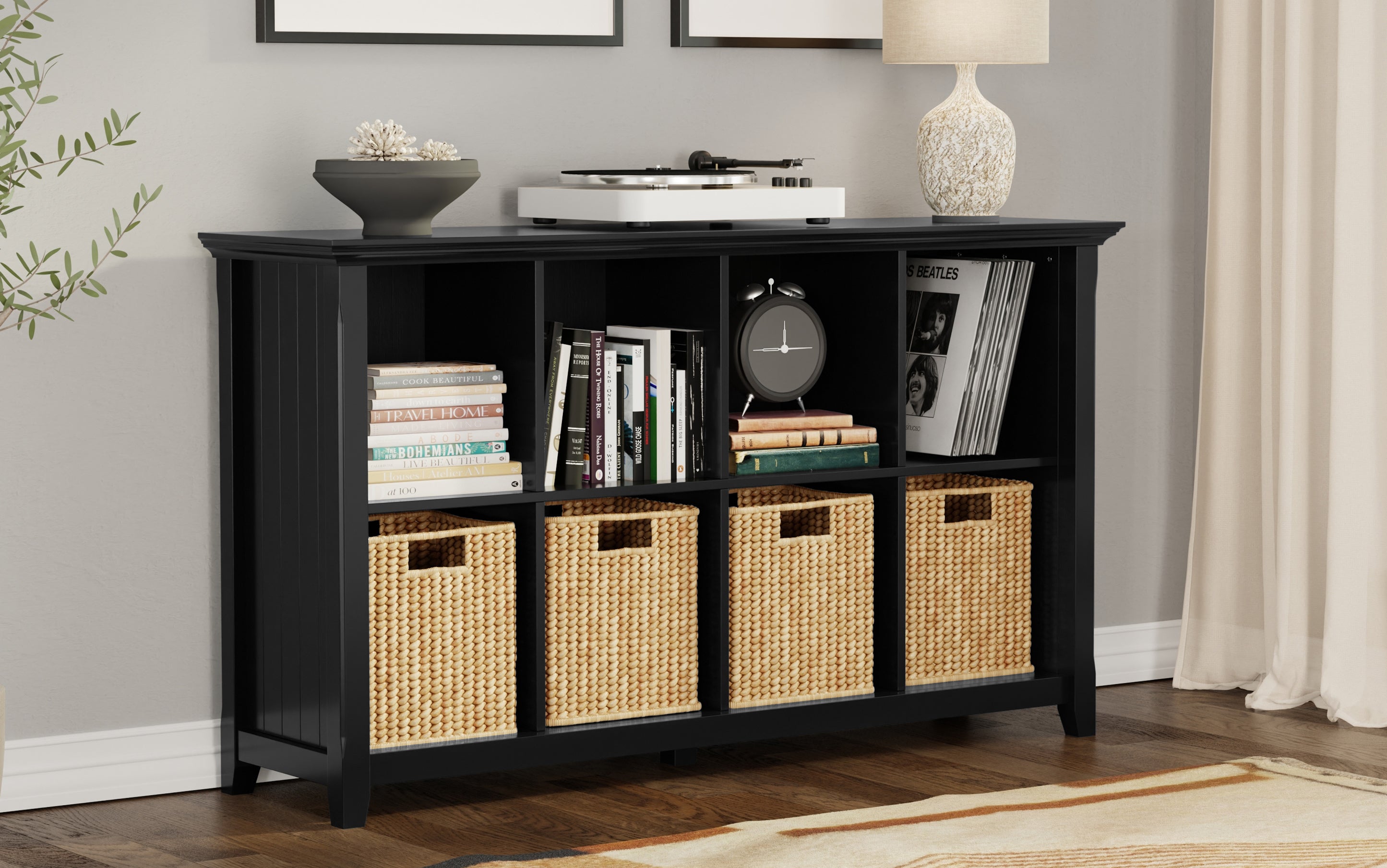 Acadian 8 Cube Storage Sofa Table