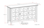 Acadian Wide Storage Cabinet