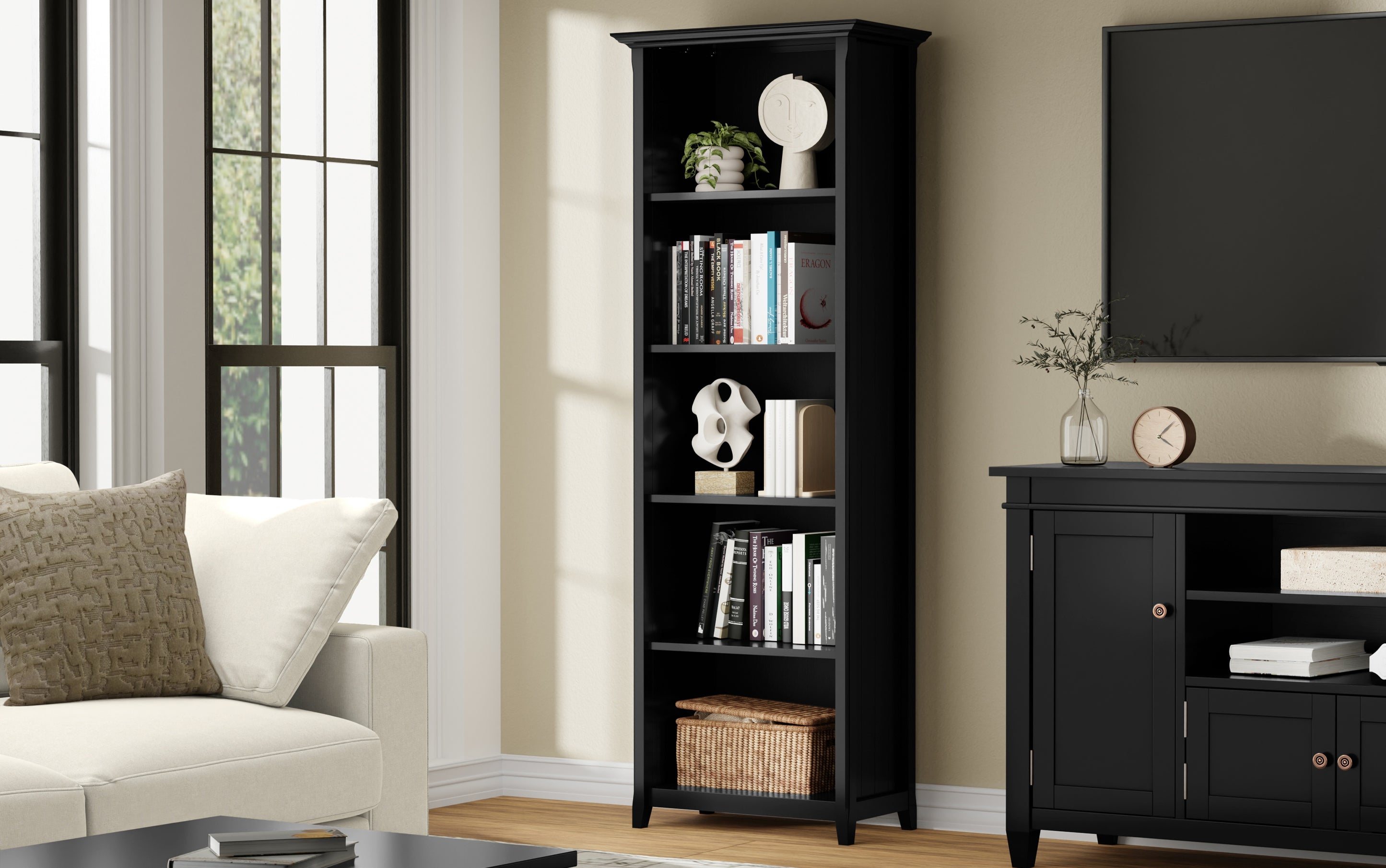 Acadian 5 Shelf Bookcase