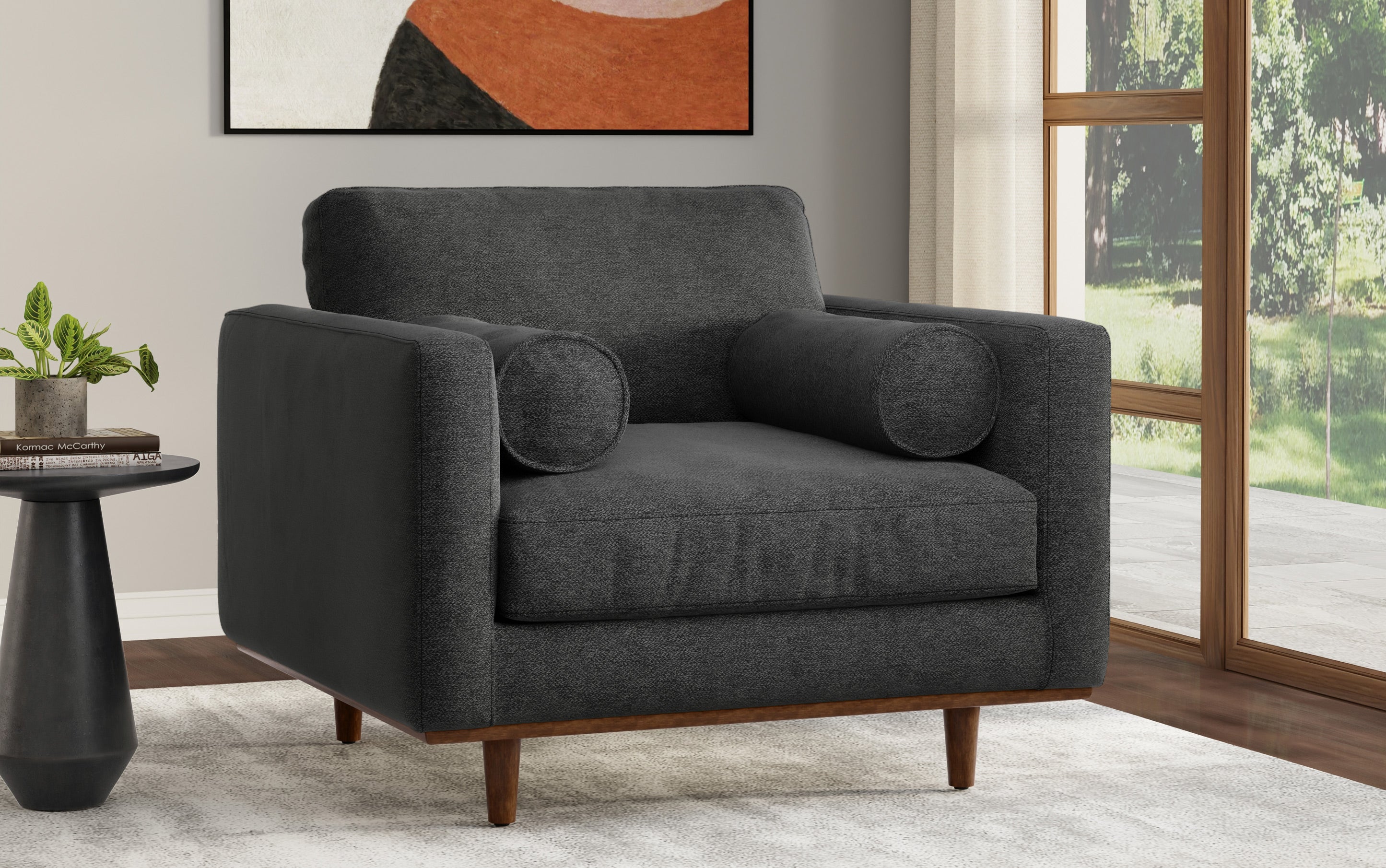 Morrison Arm Chair in Performance Fabric