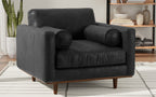 Morrison Arm Chair in Genuine Leather