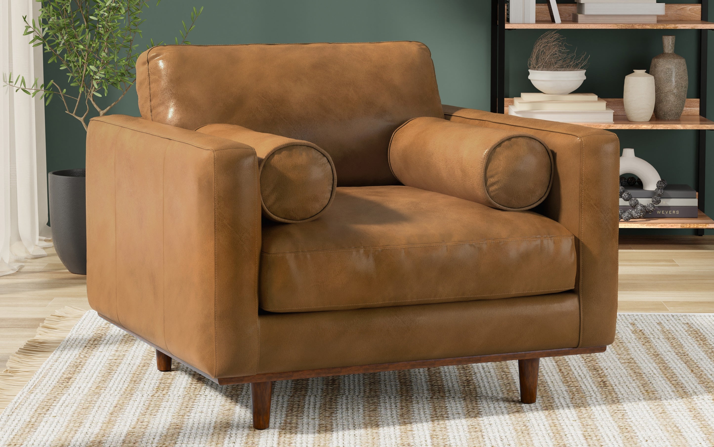 Morrison Arm Chair in Genuine Leather