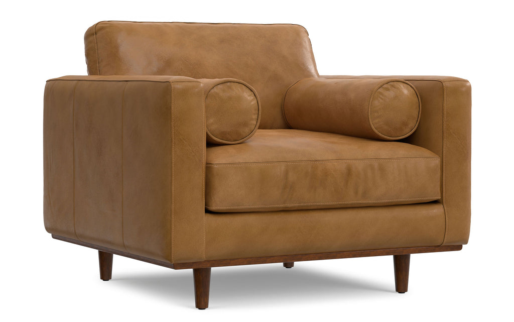 Morrison Arm Chair in Genuine Leather