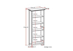 Amherst 30 inch 5 Shelf Bookcase