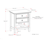 Amherst Bedside Table