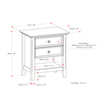 Amherst Bedside Table