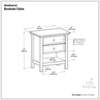 Amherst Bedside Table