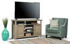 Amherst 54 inch TV Media Stand in Distressed Grey