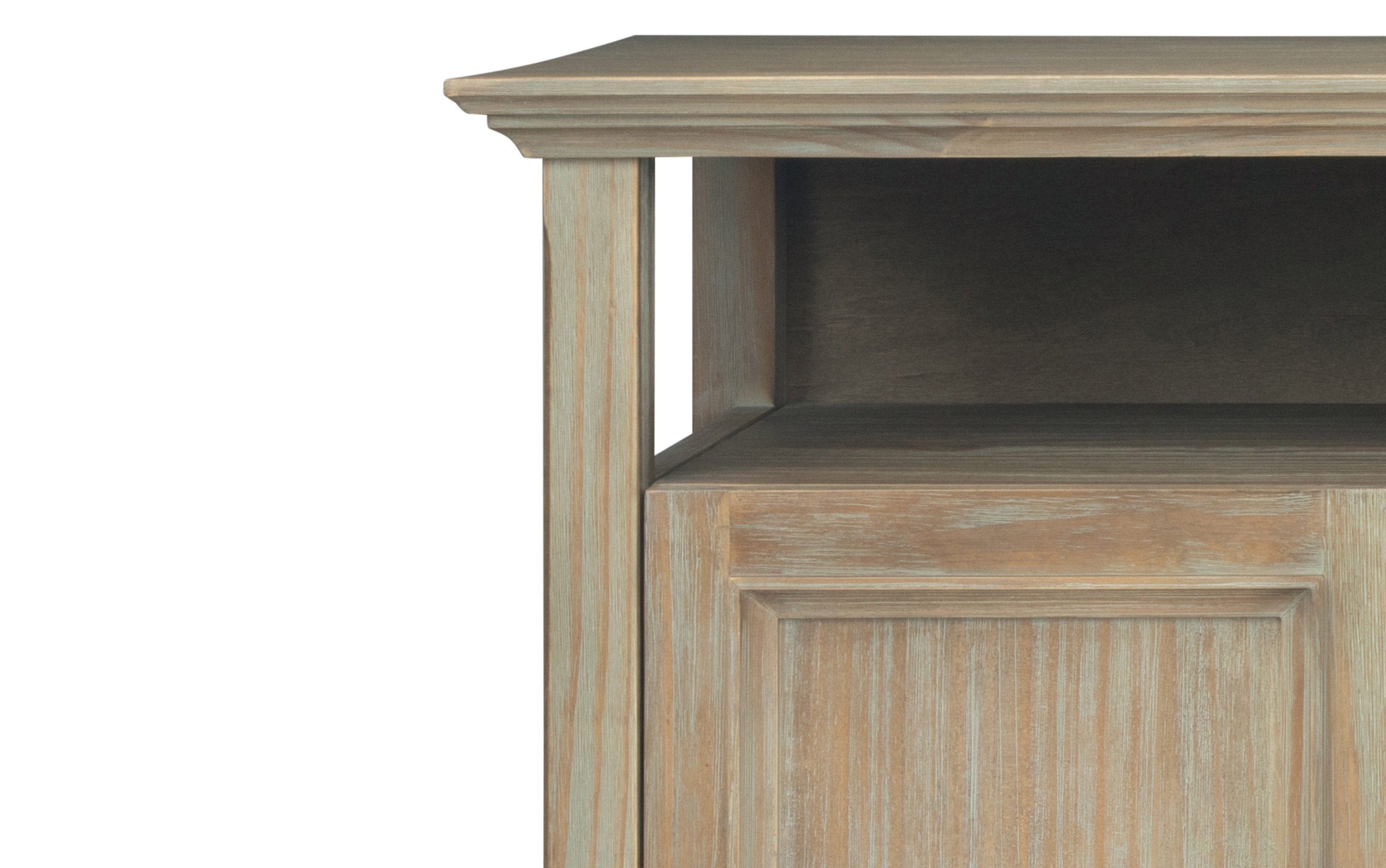 Amherst 54 inch TV Media Stand in Distressed Grey