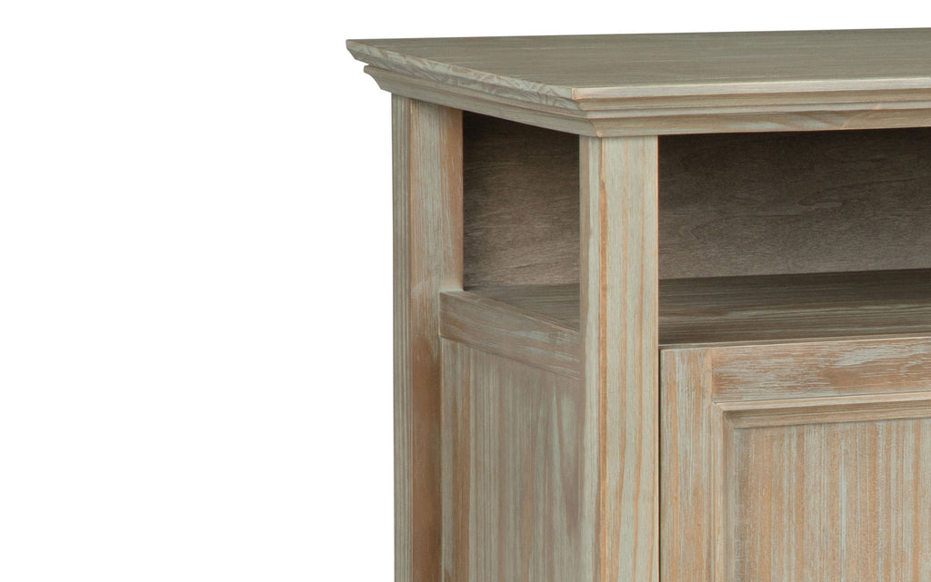 Amherst 54 inch TV Media Stand in Distressed Grey