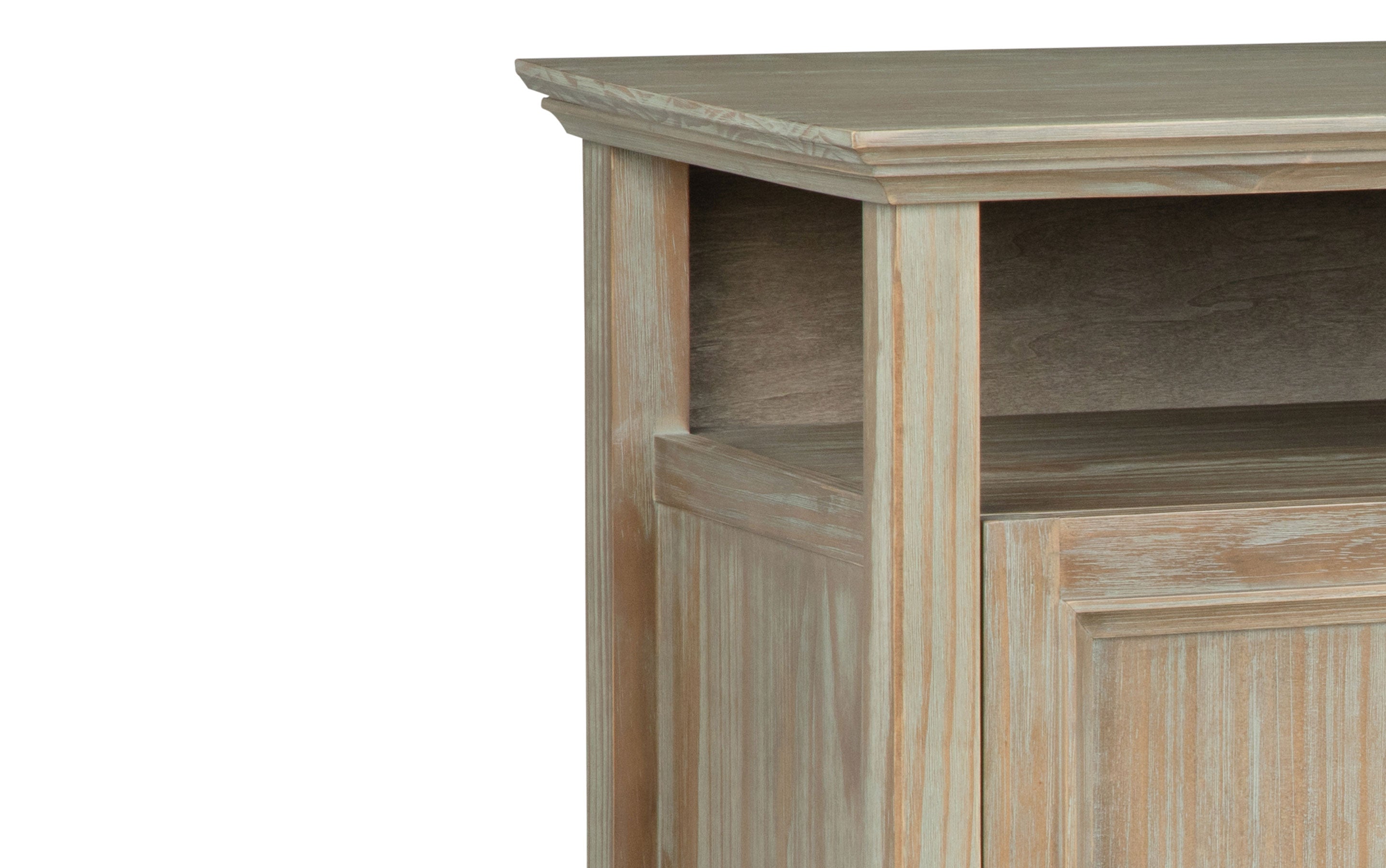 Amherst 54 inch TV Media Stand in Distressed Grey