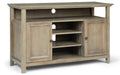 Amherst 54 inch TV Media Stand in Distressed Grey