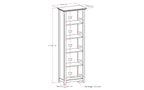 Amherst 24 inch 5 Shelf Bookcase