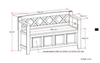 Amherst Entryway Storage Bench