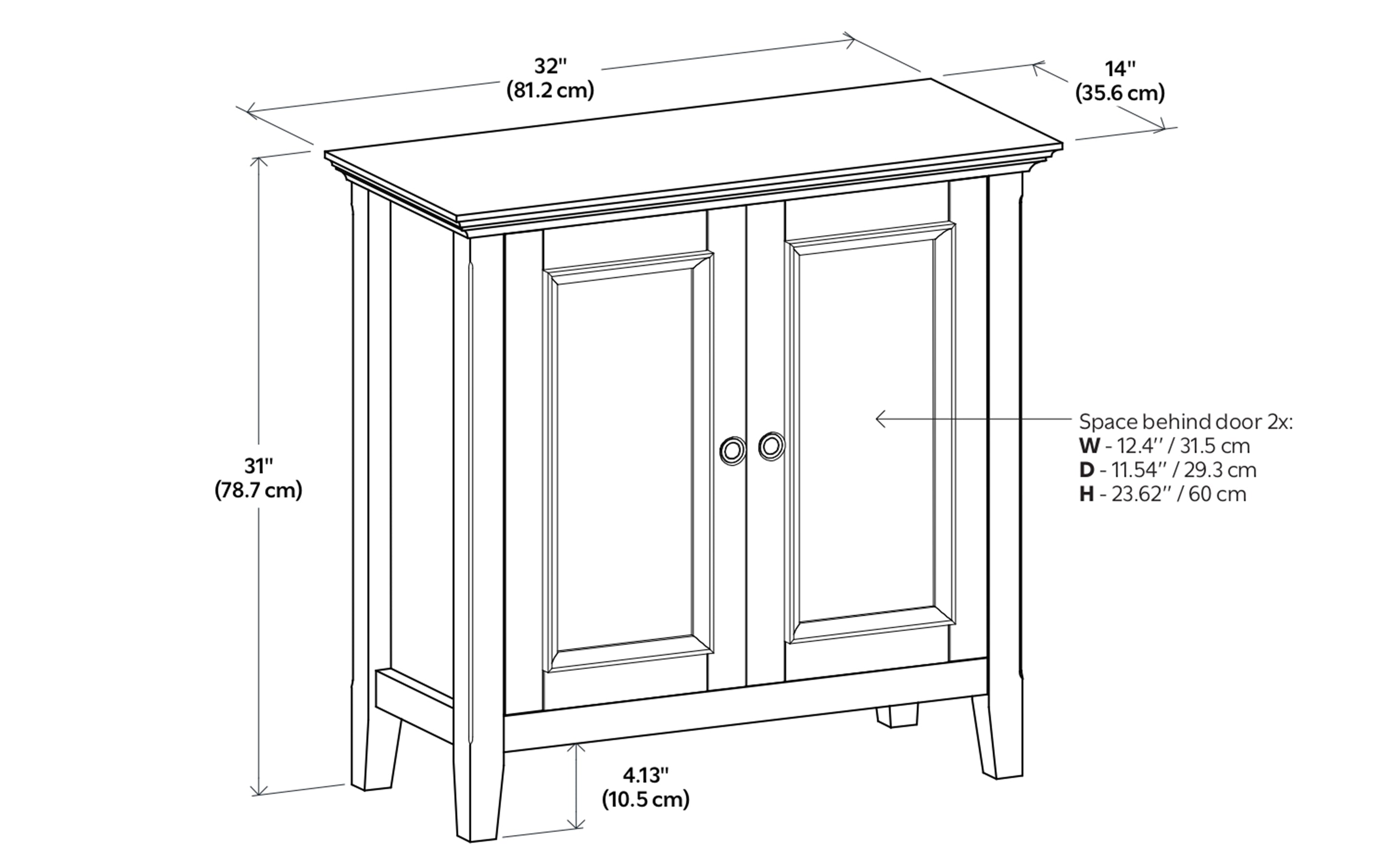 Amherst Low Storage Cabinet