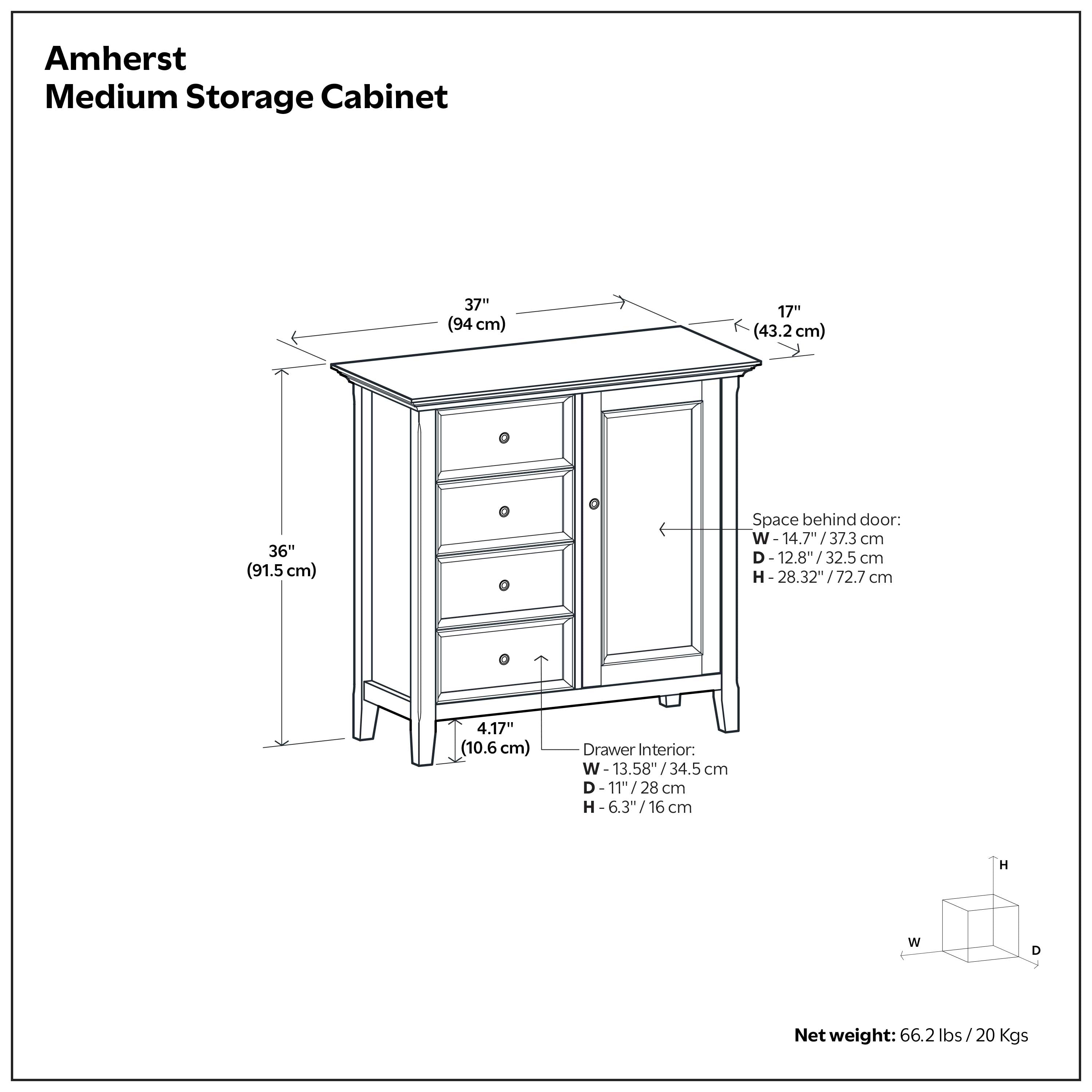 Amherst Medium Storage Cabinet