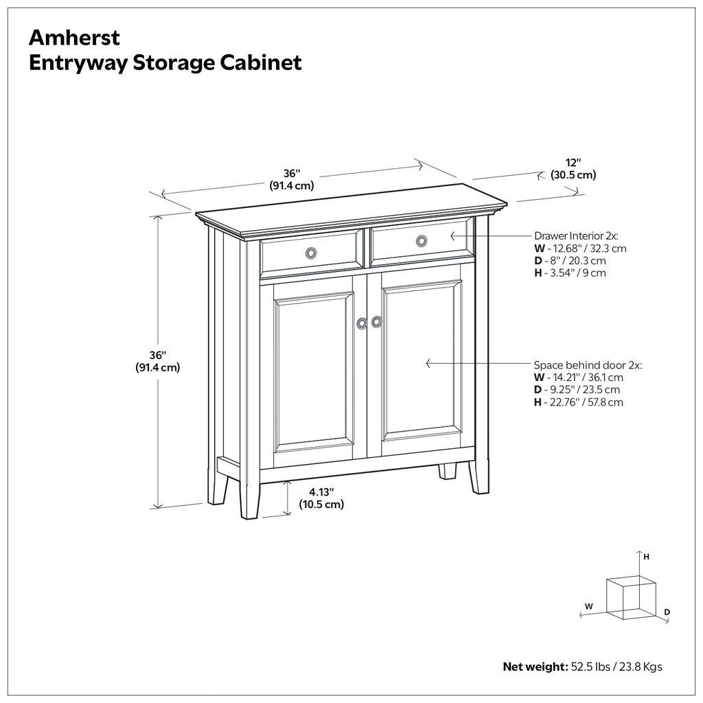 Amherst Entryway Storage Cabinet