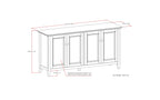 Amherst Wide 4 Door Storage Cabinet