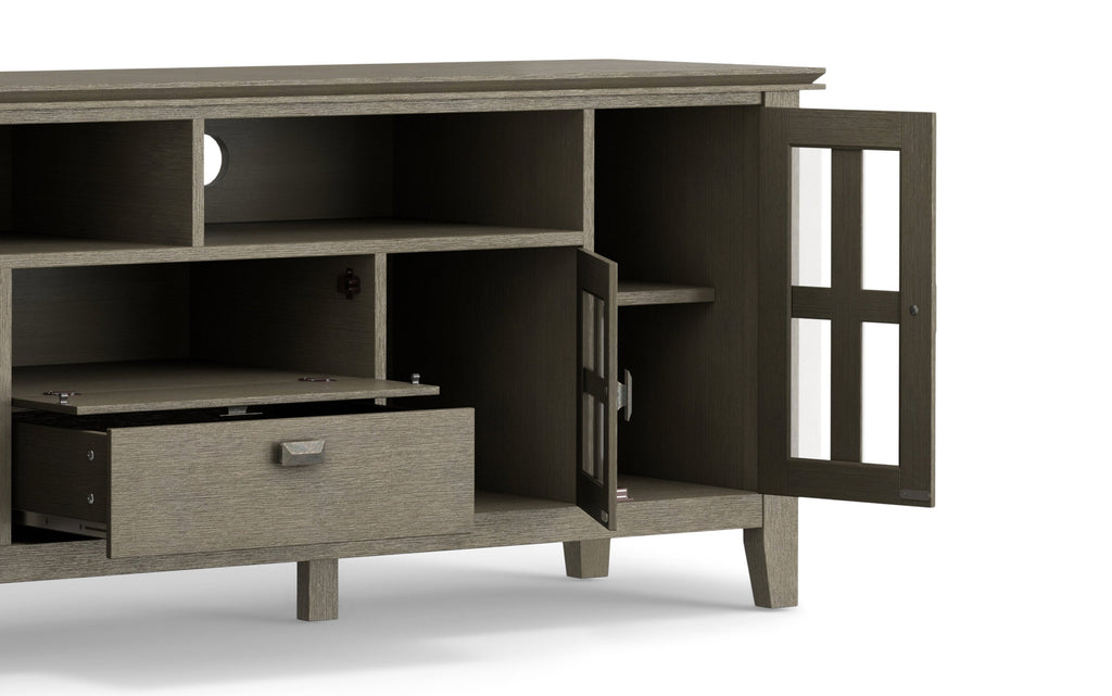 Artisan 72 inch TV Media Stand in Farmhouse Grey