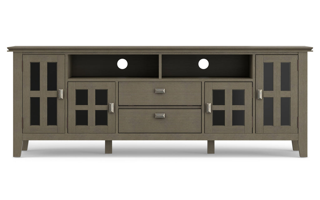 Artisan 72 inch TV Media Stand in Farmhouse Grey