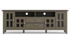 Artisan 72 inch TV Media Stand in Farmhouse Grey