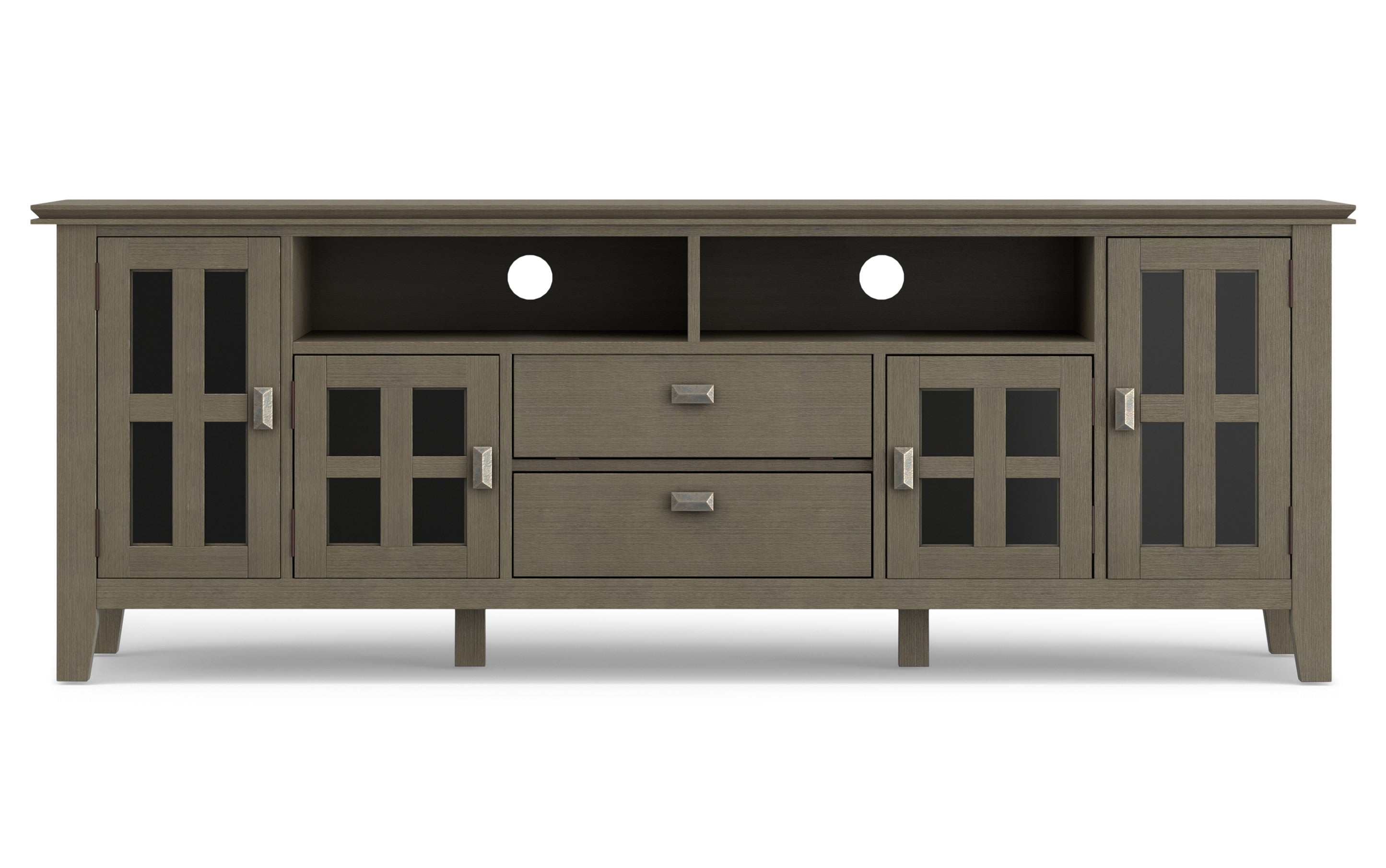 Artisan 72 inch TV Media Stand in Farmhouse Grey