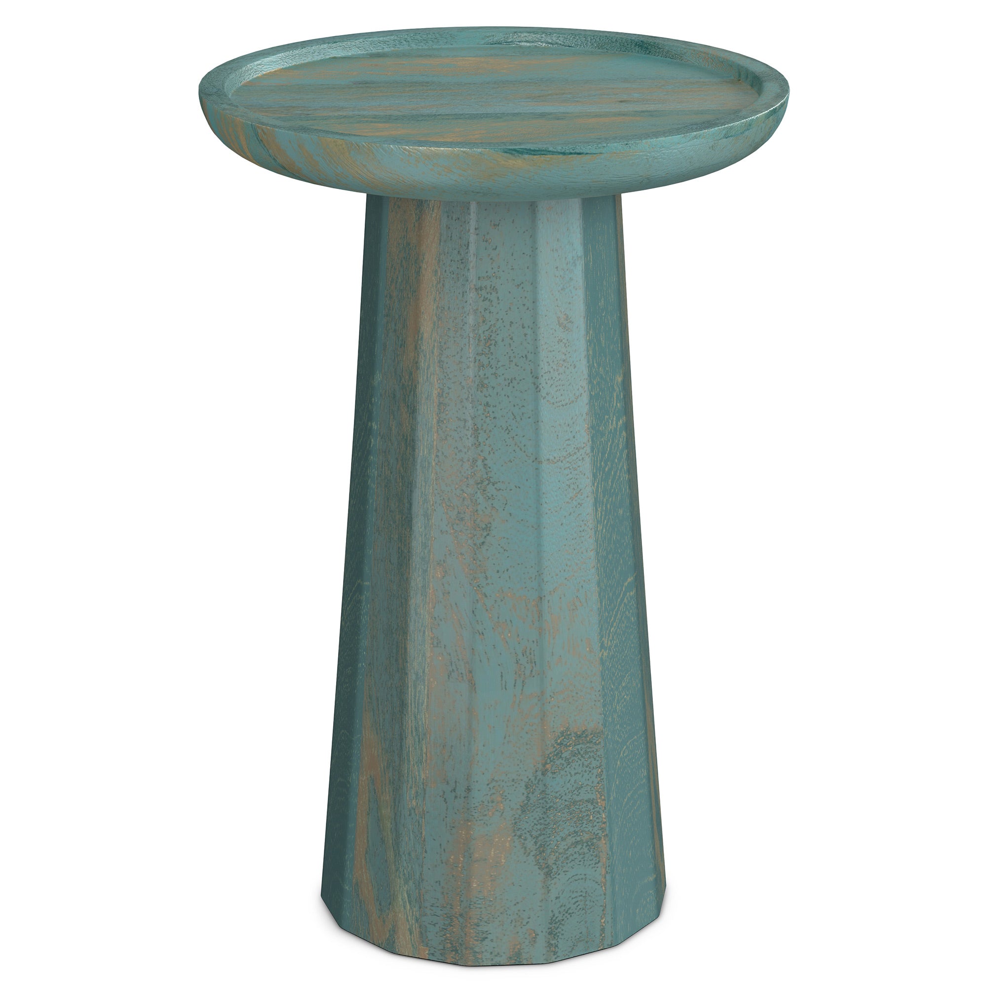 Dayton Wooden Accent Table in Mango