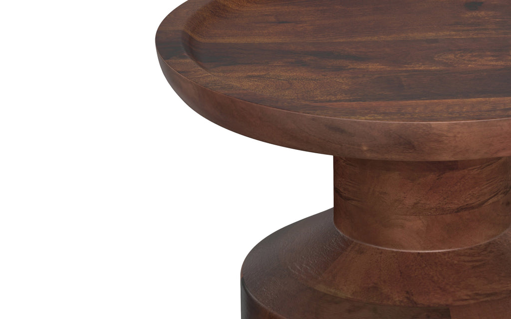 Haynes Wooden Accent Table in Mango