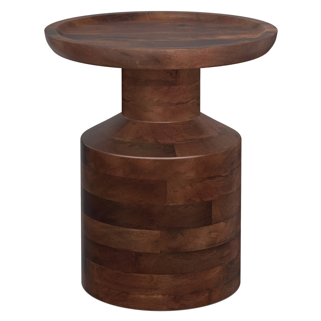 Haynes Wooden Accent Table in Mango