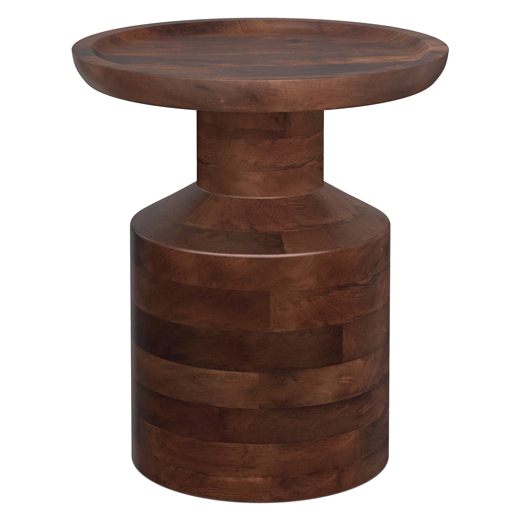 Haynes Wooden Accent Table in Mango