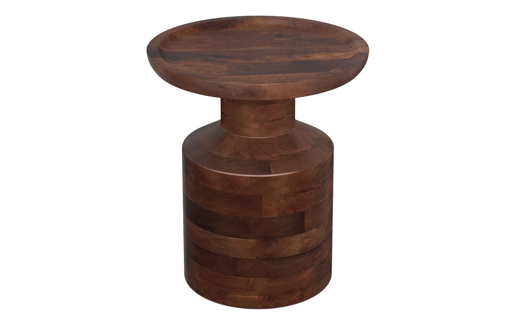 Haynes Wooden Accent Table in Mango