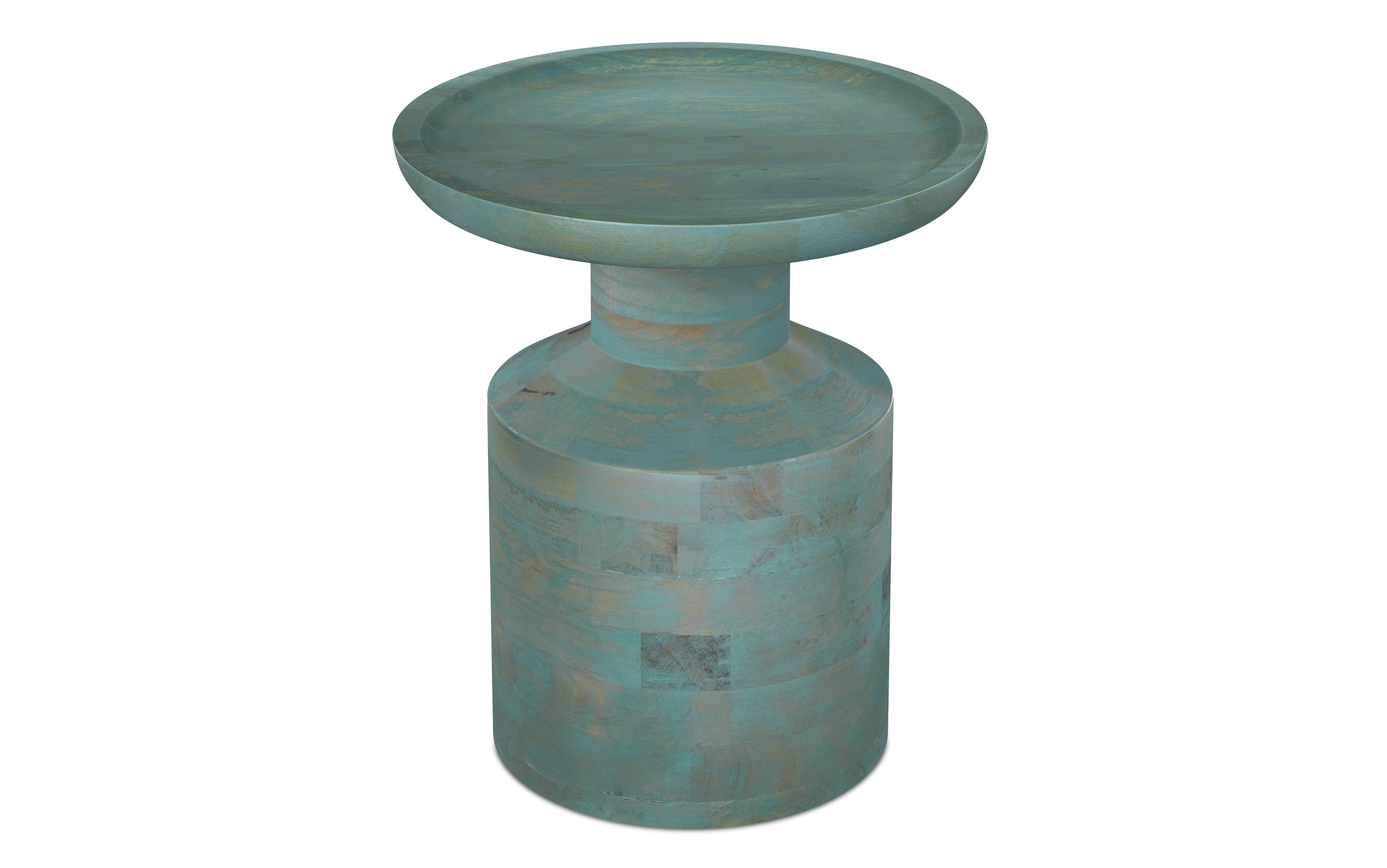 Haynes Wooden Accent Table in Mango