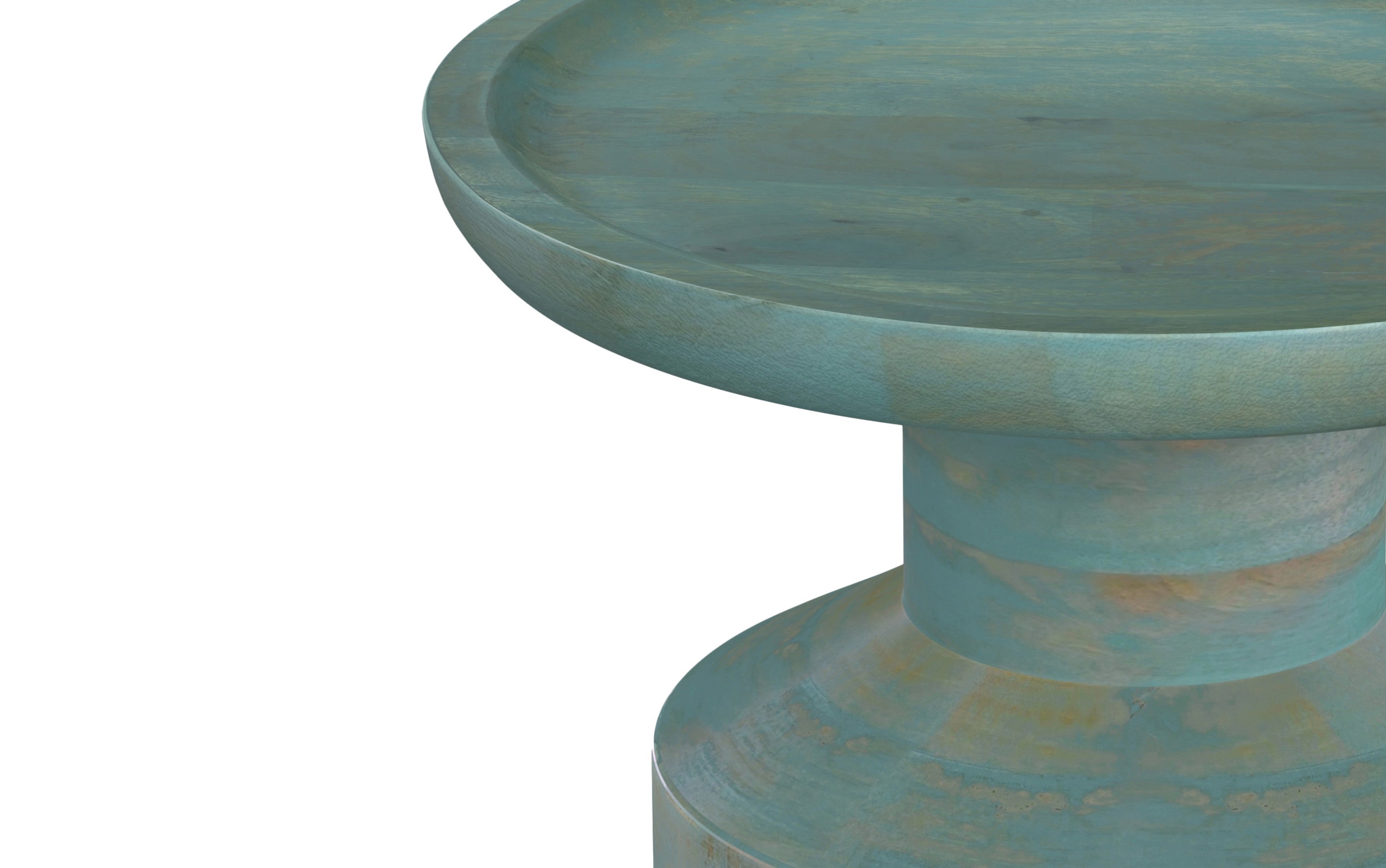 Haynes Wooden Accent Table in Mango