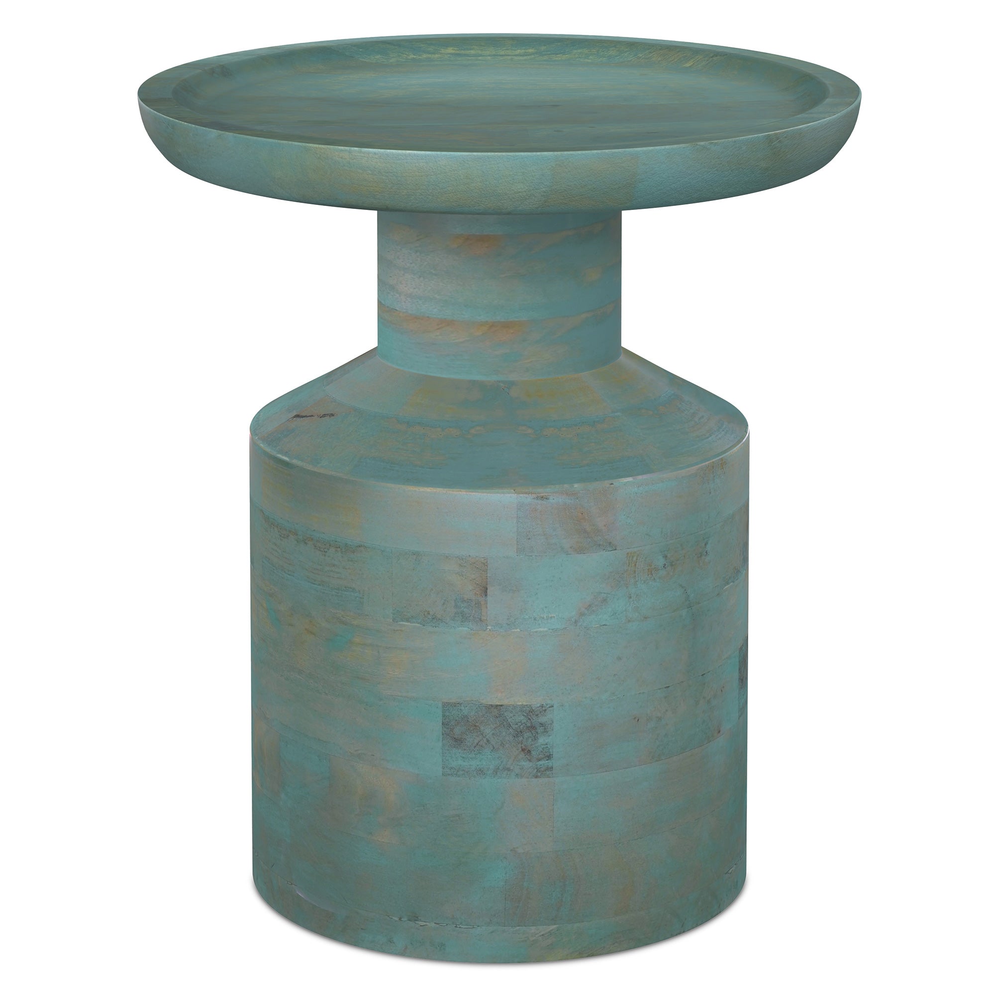 Haynes Wooden Accent Table in Mango