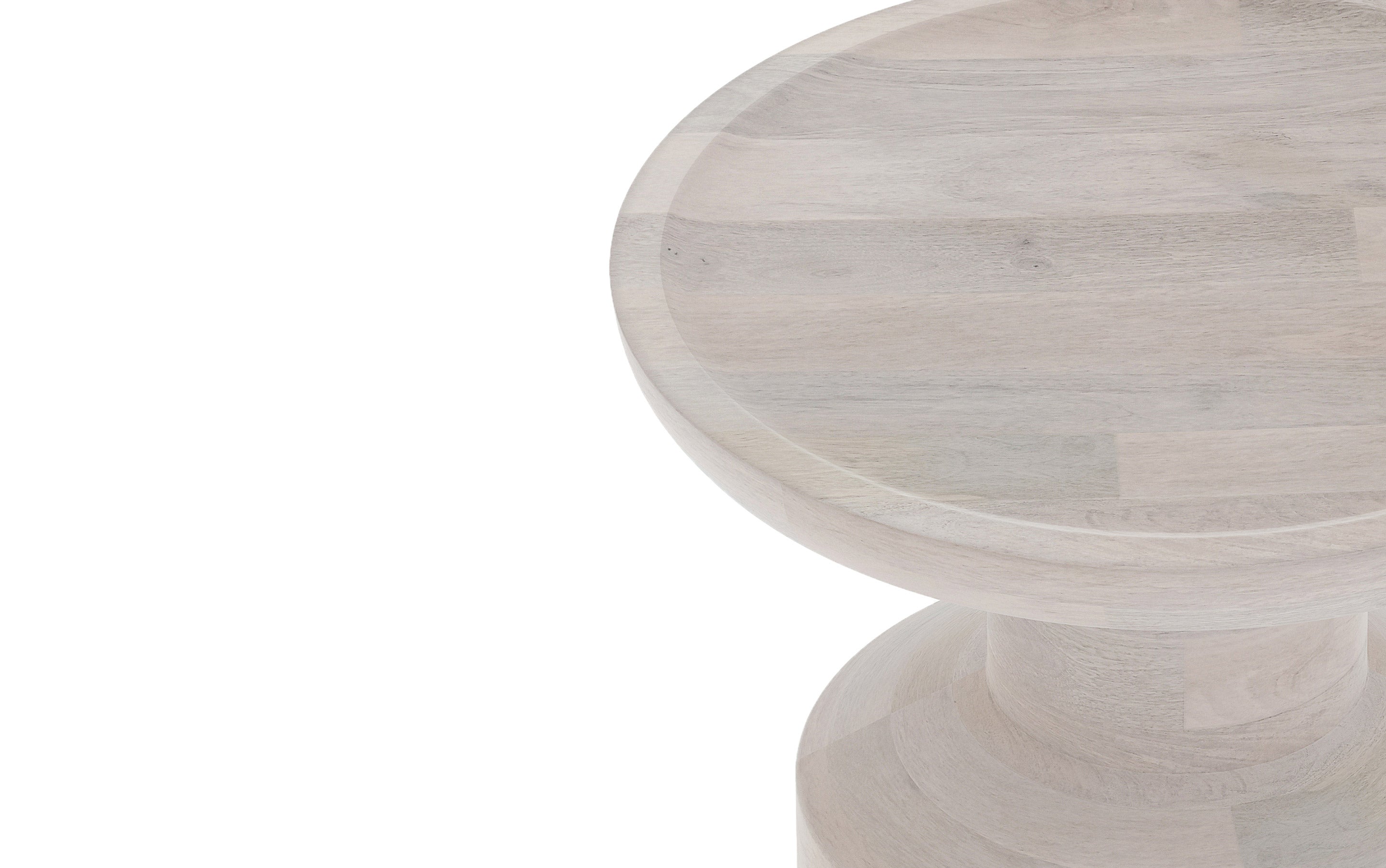 Haynes Wooden Accent Table in Mango