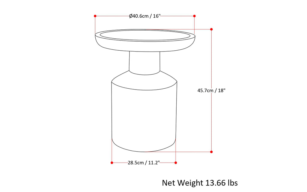 Haynes Wooden Accent Table in Natural