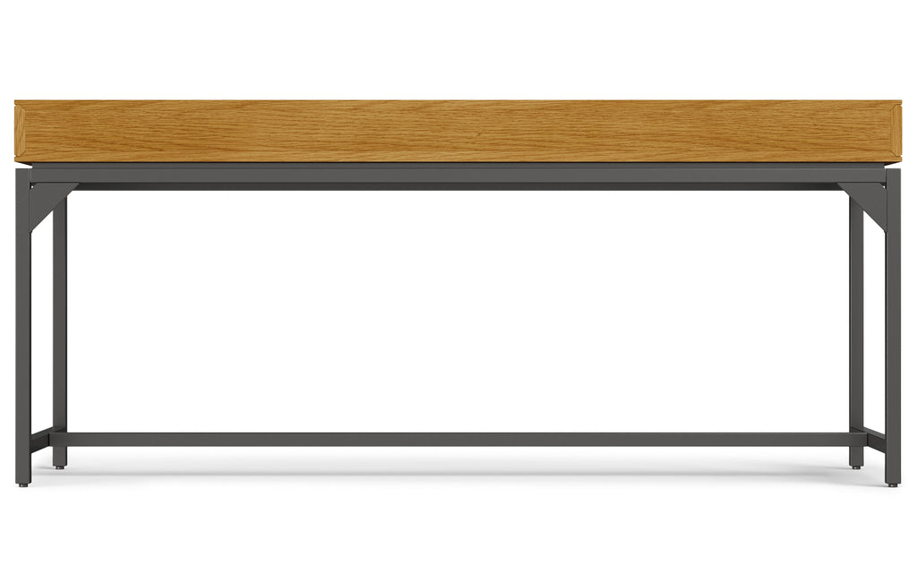 Banting Mid Century Wide Desk in Oak