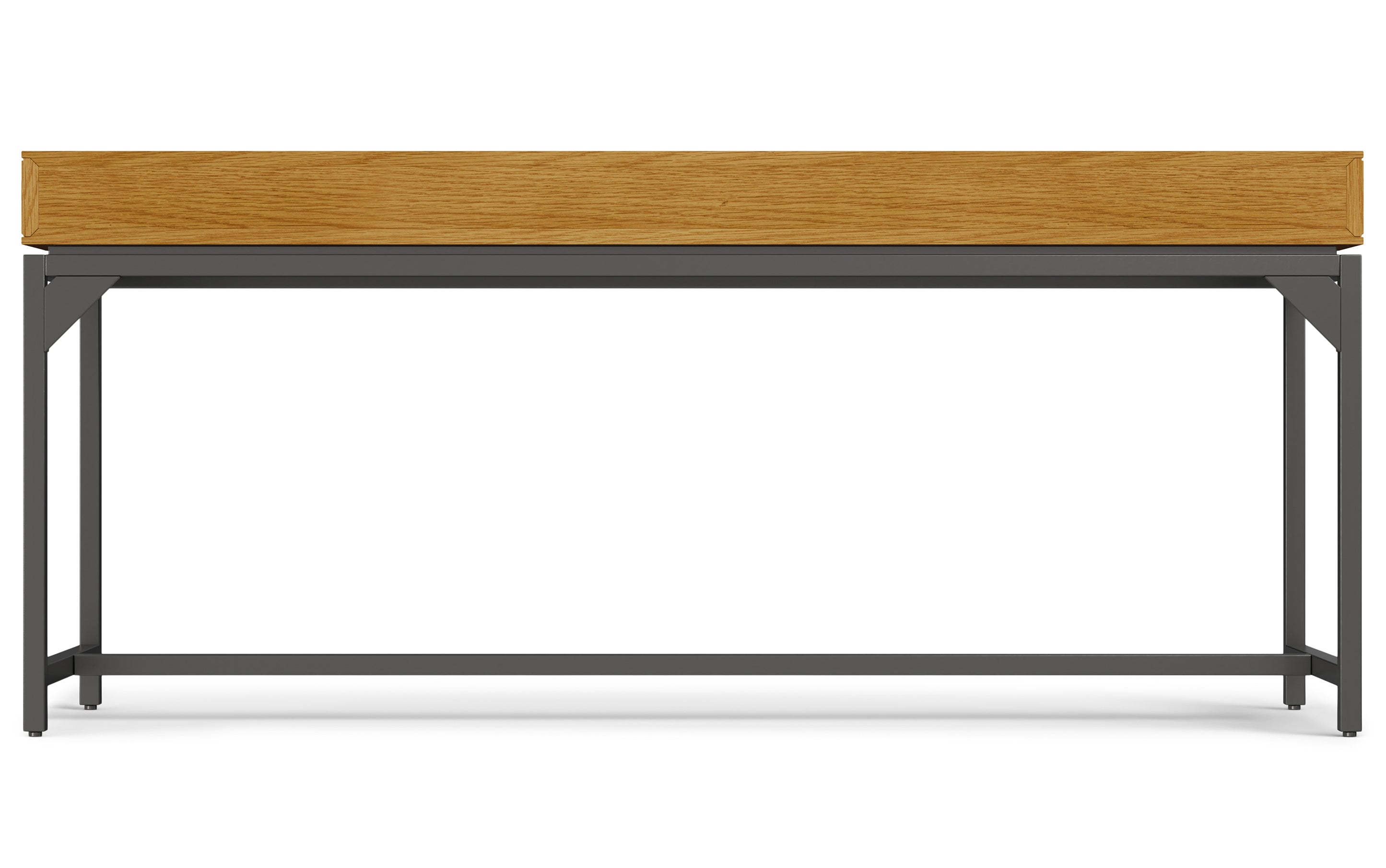 Banting Mid Century Wide Desk in Oak