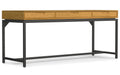 Banting Mid Century Wide Desk in Oak