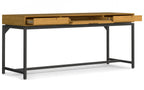 Banting Mid Century Wide Desk in Oak