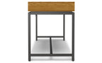 Banting Mid Century Wide Desk in Oak